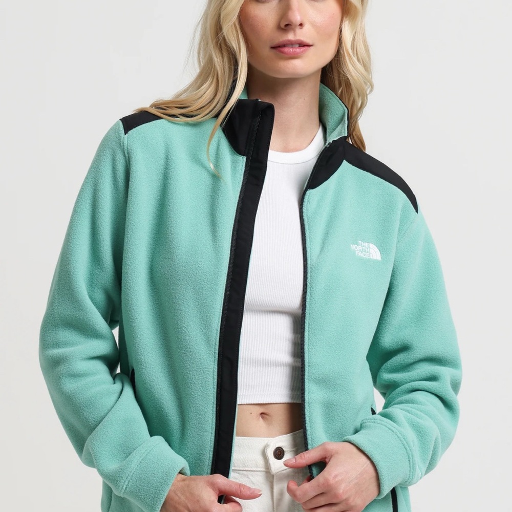 THE NORTH FACE ALPINE POLARTEC 200 FULL ZIP HOODED JACKET WOMEN'S